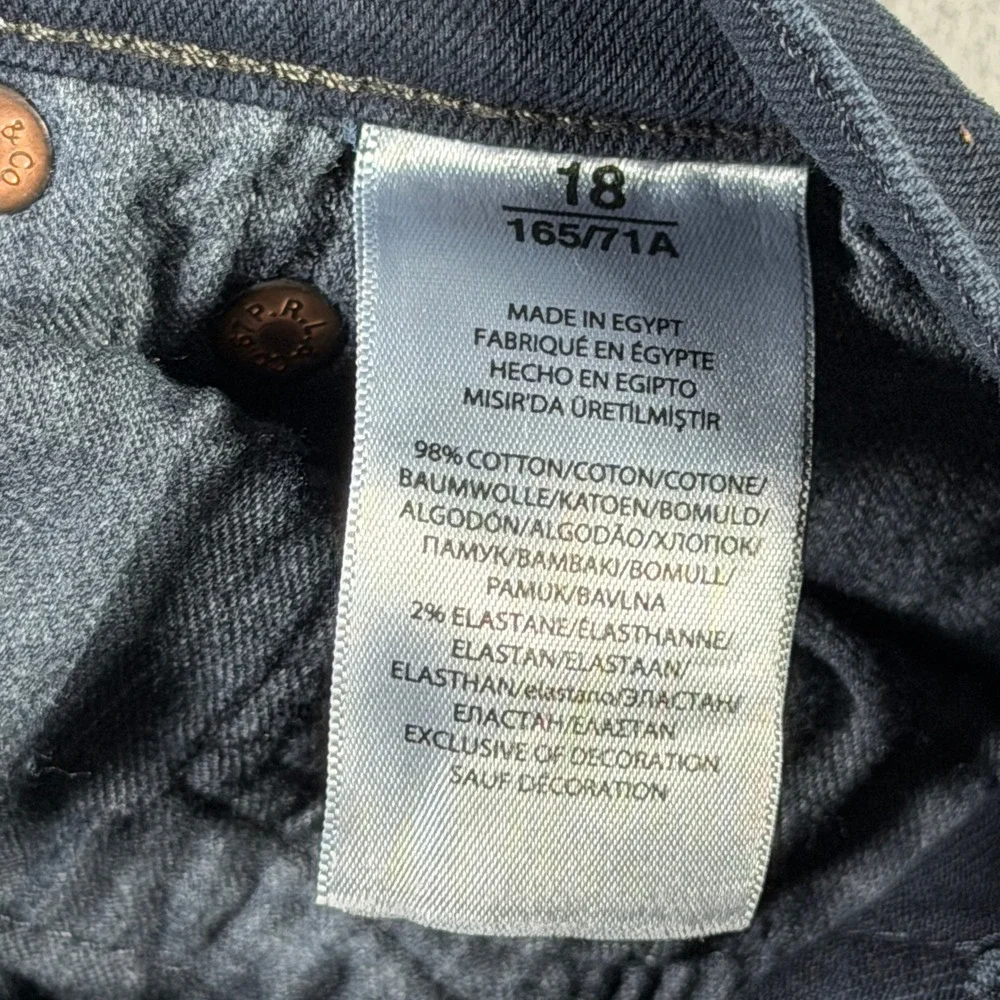 Polo‎ Ralph Lauren Kids Sullivan Slim Navy Blue Stretch Jeans Size 18 NWT